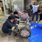 子ども療養センターにて車椅子清掃のボランティア活動に参加しました